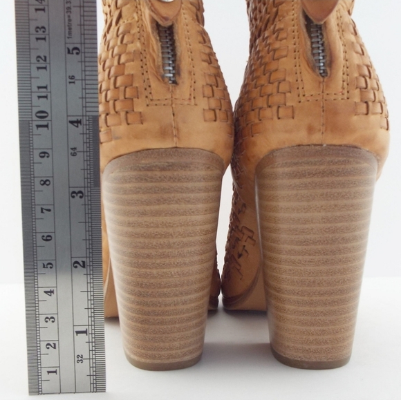 NWT Rag&Bone Leather Newbury Bootie Boot Tan/Lt.Brown sz 11 - Picture 8 of 12